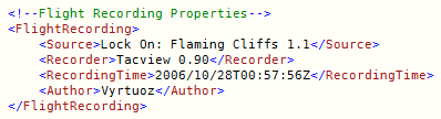 Flight Recording Properties